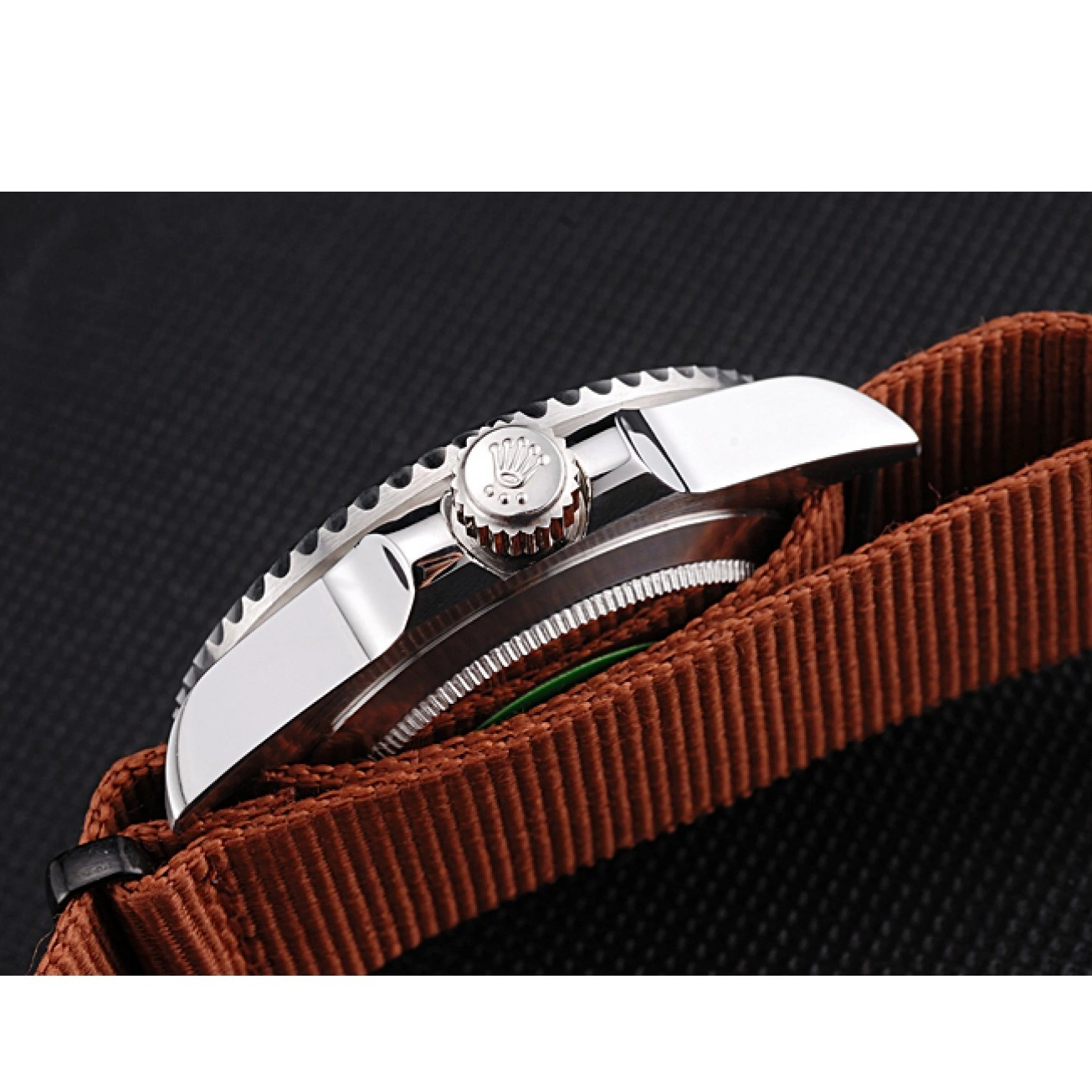 AAA Replica Watches STEALTH rl425 Brown Fabric III Rolex 621387 MK Submariner Band 0601